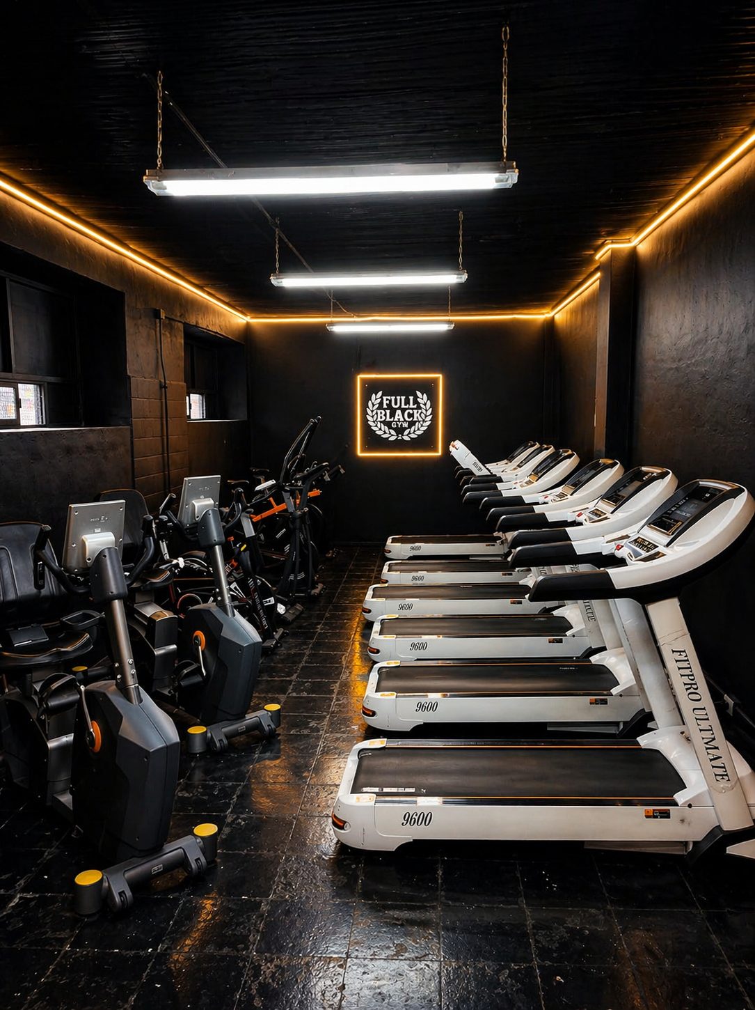 Zona de Cardio – Full Black Gym